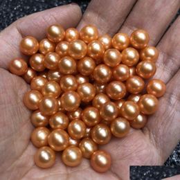 Pearl High Luster Loose Round Freshwater Pearls Without Hole Dyed Color Mix 28 Different Colors For Jewelry Diy Drop Delivery 202 Dhkvw