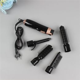 4 in 1 Professional Hair Dryer Hair Straightener Hair Curler For Women Household Hot Air Brush Electric Hair Blower Brush US/EU plug