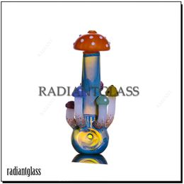 Glass smoking Pipe mushroom design hand tobacco spoon mushroom shape water pipes