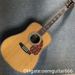 Factory custom guitar, solid red pine top, rosewood fingerboard, rosewood sides and back, 41 "high-quality 45 series acoustic guitar