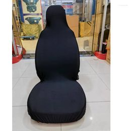 Car Seat Covers 1 Piece Universal Stretch Cover Polyester Fabric Elastic Auto Front Cushion Protector All Inclusive