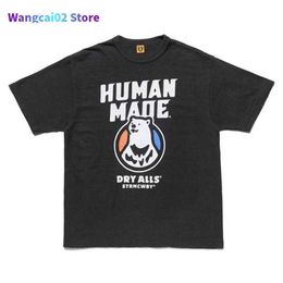 Men's T-Shirts Human Made T-shirt Graphic Cotton t shirt Harajuku Hip Hop tshirt Streetwear Punk Aesthetic Women Men Clothing Tees Tops Summer 021323H