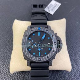 2023New VS factory 14 style Mechanical movement 42 mm Carbon fiber casing Natural rubber watchband Sapphire crystal glass Super luminous waterproof Diving watches