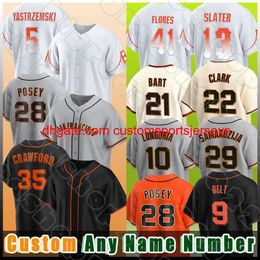 stitch 35 Brandon Crawford 28 Buster Posey Baseball 5 Mike Yastrzemski Evan Longoria Jerseys Mauricio Dubon Kevin Gausman Brandon Belt Joc Pederson Jo