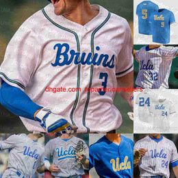 Custom Baseball Jerseys 2021 NCAA UCLA College jerseys Brandon Crawford 7 Chase Utley 12 Gerrit Cole 42 Robinson