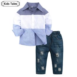 s Tales Spring Autumn Casual Children Clothing Set Boys Suit ShirtsJeans Pcs Tracksuit Kids Clothes Cool