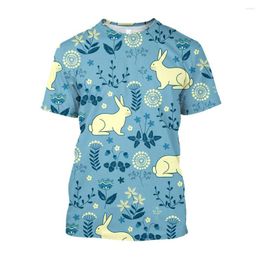 Men's T Shirts Jumeast 3D Printed Animal T-shirts Vintage Tops 90s Aesthetic Cartoon Shirt For Men Clothing Streetwear T-shirty