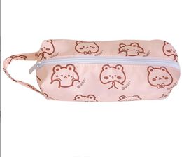 Cute large capacity pencil box bag waterproof storage pencil case student creative portable pencil pouch