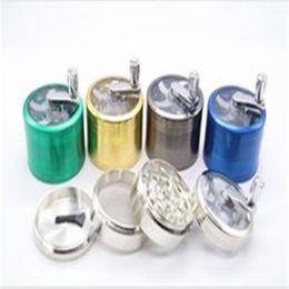 Smoking Accessories Metal Cigarette Grinder Hand Rolling Multi-function Four-layer Cigarette Grinder Large Pipe Cigarette Mill Hand Roll Tool
