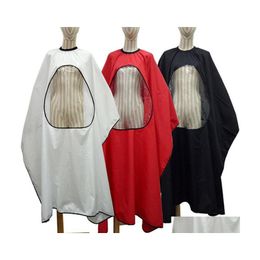 Cutting Cape Hairdressing Gown Apron Children Adts Hair Barber Styling Tools With Phone Viewing Window 6Pcs Drop Delivery Products Ca Dhtmh