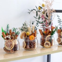 Decorative Flowers Natural Home Wedding Decoration Ornaments Immortal Preserved Cinnamon Fireless DIY Crafts Gift Floriculture
