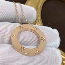 with box love necklaces pendants fashion choker stainless steel necklace women men Lover neckalce Jewellery gift linkA