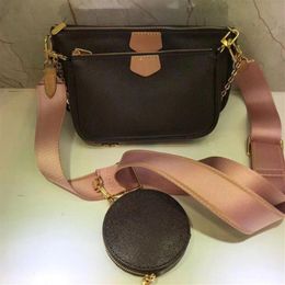 2021 new big brand luxury star designer purse high quality cosmetic bag purse three-piece set275a