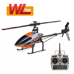 ElectricRC Aircraft WLtoys XK V950 K110S 2.4G 6CH 3D6G 1912 2830KV Brushless Motor Flybarless RC Helicopter RTF Remote Control Toys Gift 230211