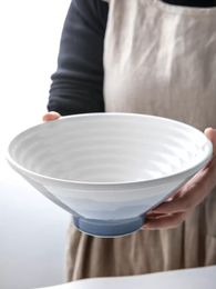 Bowls Japanese Style Tableware Set Ceramic Bowl Household Large Ramen Rice Noodles Soup Kitchen Microwave Oven Bakware