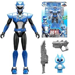 Action Toy Figures est Mini Force Transformation Toys with Sound and Light Action Figures MiniForce X Simulation Animal Dinosaur Mini Agent Toy 230213