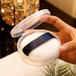 Makeup Sponges Puff Box Case For Round Transparent Cosmetic Bag Portable Travel Bags Brush Storage