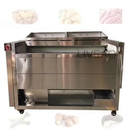 Automatic Kitchen Fruit And Vegetable Cleaning Peeling Machine Radish Sweet Potato Pig Hoof Washing Machine