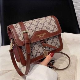 Clearance Outlets Online Handbag Women's spring printed small wind Lingge multifunctional Single Messenger sales