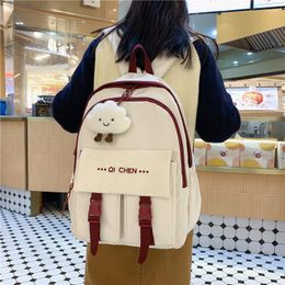 Backpack Drop Cute School Bag For Girls Female Student Large Capacity Ins Shoulder Backpacks Students