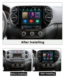 2 Din Player Android 11 for Tesla Type Car Dvd Radio for VW Volkswagen Tiguan 1 NF 2010-2016 Multimedia GPS 2din Carplay Stereo