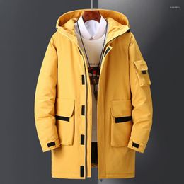 Men's Down Teens Winter Jacket Stylish Male Coat Thick Warm Man Clothing 2023 Apparel Parka