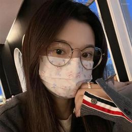 Sunglasses Korean Light TR90 Glasses Frame Girl Ins No Makeup Plain Men Eyewear Cute Decorative Computer