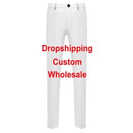 Men's Pants Mens 3D Printing Suits Casual Flat Custom Expandable Waist Trousers Men Party Wedding Prom Pantalon Homme Dropshipping Y2302