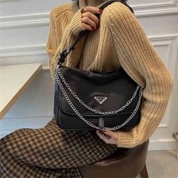 Designer handbag Store 70% Off Handbag Chessboard large capacity women's autumn and winter canvas chain Single Messenger Tote sales