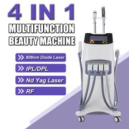 4 IN 1 Hair Removal Machine OPT IPL Nd Yag Laser Tattoo Removal RF Multifunction Beauty Skin Lift Equipment