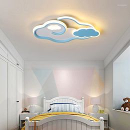 Ceiling Lights Simple Children's Room LED Lamps Cartoon Cloud Boys Girls Bedroom Study Home Lighting Decoration