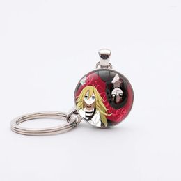 Keychains Anime Angels Of Death Figure Cosplay Pendant Keyrings Zack Key Holder Accessories Gifts Satsuriku No Tenshi Jewelry