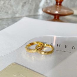 Band Rings Waterproof Simple Gear Shape Woman Man Rings Stainless Steel Fashion Personality 18k Gold Baroque Engagement Rings 2021 G230213