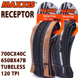 Bike Tires MAXXIS RECEPTOR(M2027RU) TUBELESS 700x40C 650x47B tire of bicycle mtb road bike 27.5er 0213