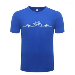 Men's T Shirts Cycling Bicycle Bike - Birthday Gift Men Summer Short Sleeve O-Neck Cotton Tshirt Casual Male T-shirt Homme