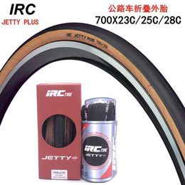 s ! IRC Road Bike Folding 700 23C 700 * 25c/28C Bicycle Puncture-Proof Yellow Edge Outer Tyre 0213