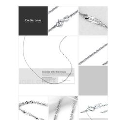 Pendant Necklaces Necklace For Women Men Snake Sterling Sier White Brass Plated Platinum Long Chain Drop Delivery Jewellery Pendants Dhdkj