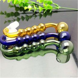 10 mm Colour 4 continuous soaking S pot Wholesale Bongs Oil Burner Pipes Water Pipes Glass Pipe Oil Rigs Smoking Free Shipping