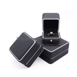Gift Wrap Pu Leather Jewellery Box For Ring Bracelet Necklace Earring Cases Boxes Present Pacakging1 Drop Delivery Home Garden Dhtti