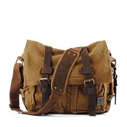 Fashionable outdoor travel vintage men's canvas single shoulder slant slant slant shoulder bag sports camera bag200G