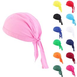 Cycling Caps Cotton Tie Back Under Scarf Hat For Men Women Muslim Snowcap Turban Bandage Beanies Gift Friends Colleagues Cap