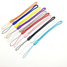 Colorful Nylon Hand Wrist Fashion Lanyard Straps for Mobile Cell Phone Case Power Bank USB Flash Drives Keys Keychains Camera GoPro Universal Short Wrist Rope Holder