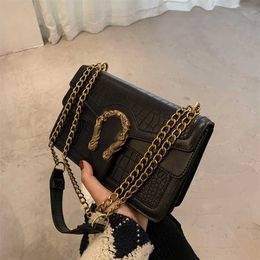 Designer handbag Store 70% Off Chain small square cross-body black simple fashion fluid high grade feeling versatile foreign women's bag