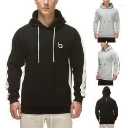 Men's Hoodies Men Hoodie Pullover Hoody Cotton Plain Design Jumper Gym Long Sleeve Solid Male Casual Coat Top Sweatshirt