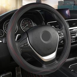 Steering Wheel Covers PU Leather Car Cover 38cm For E38 E39 E46 X3 X5 Z3 Z4 1/3/5/7 Series Auto Interior Accessories Styling