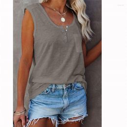 Women's Tanks Loose Tee Ladies Tops Summer Tank Sleeveless Vest Womens Leisure