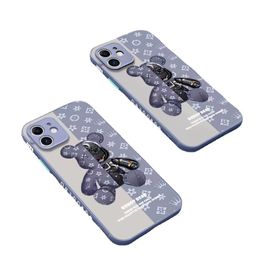 Cell Phone Cases Fashion Luxury Ultra Cool Bear Phone Case For iPhone 12 Pro MAX Mini 13 Pro MAX 6 6S 7 8 Plus X XS MAX XR SE TPU Funda F0QZ