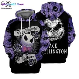 Men's Hoodies PLstar Cosmos Halloween Nightmare bore Christmas jack skellington Michael Myers Men/Women 3Dprint Hoodies Funny Pullover 021323H