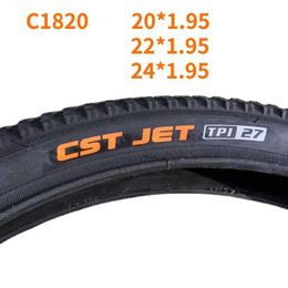 Bike Tires CST mountain bike tires C1820 Bicycle parts20*1.95 22*1.95 24*1.95 27TPI Antiskid wear resistant bicycle tire 0213