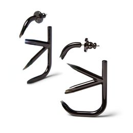 New Studs Paint Hollow Stud Earrings Letter Simplicity Earrings